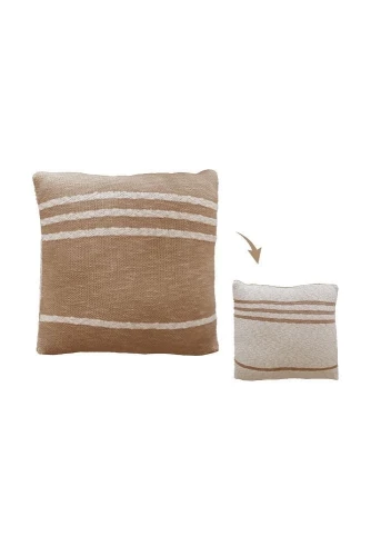 Подушка Lorena Canals Duetto Powder/Natural (40x40 см)