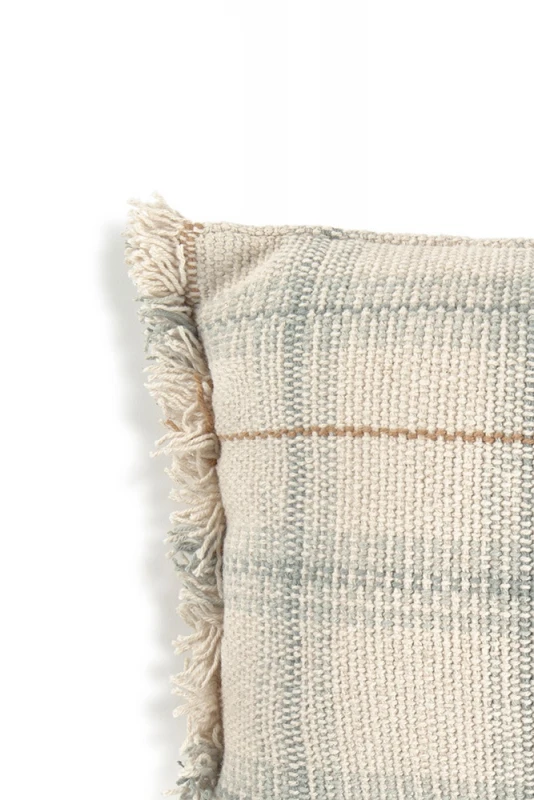 Подушка Lorena Canals Handloom Cushion Blue Sage (25 x 40 см)