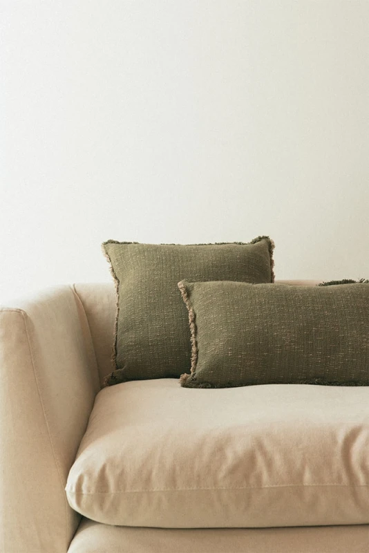 Подушка Lorena Canals Handloom Square Cushion Khakki (45x45 см)