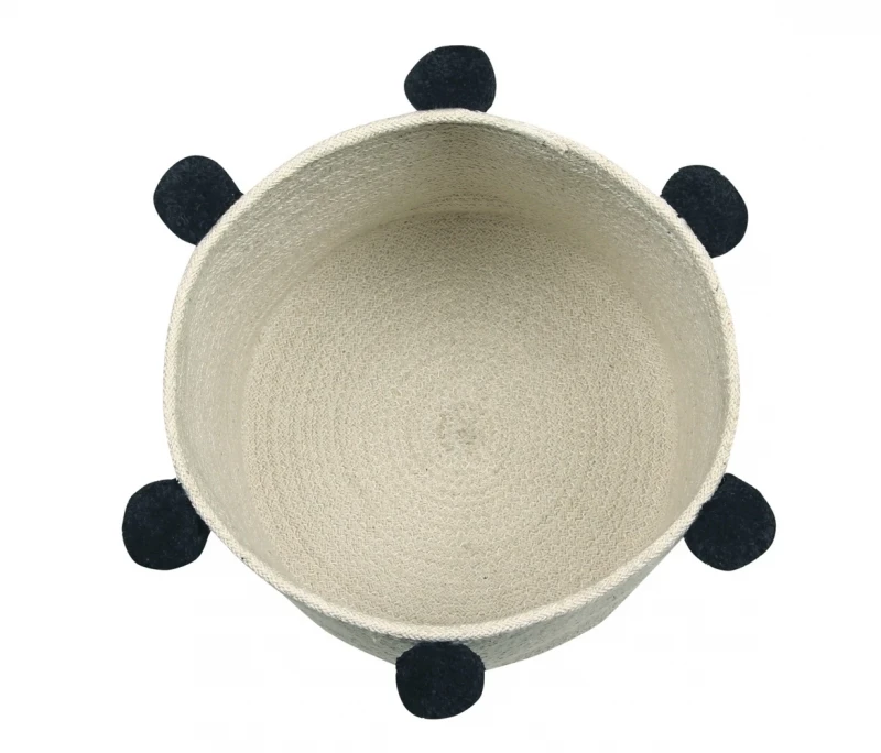 Корзина Lorena Canals Bubbly Natural Black (?30x30 см)