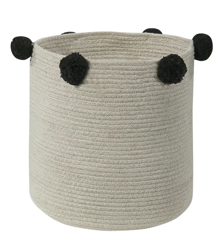 Корзина Lorena Canals Bubbly Natural Black (?30x30 см)