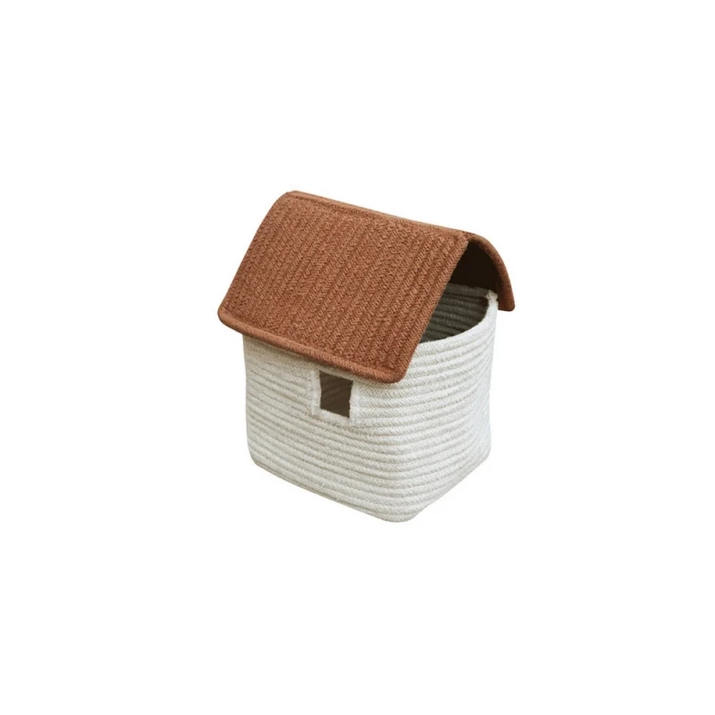 Корзина Lorena Canals Basket House Toffee (22x22x34 см)