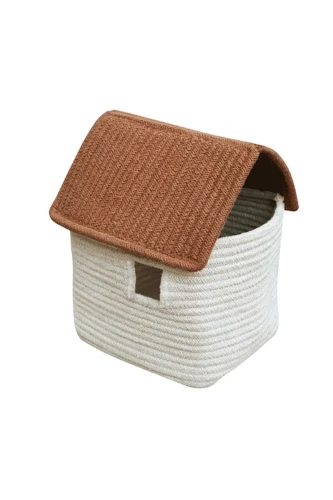 Корзина Lorena Canals Basket House Toffee (22x22x34 см)
