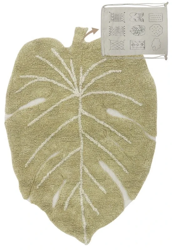 Ковер Lorena Canals Mini Monstera Olive (70x100 см)