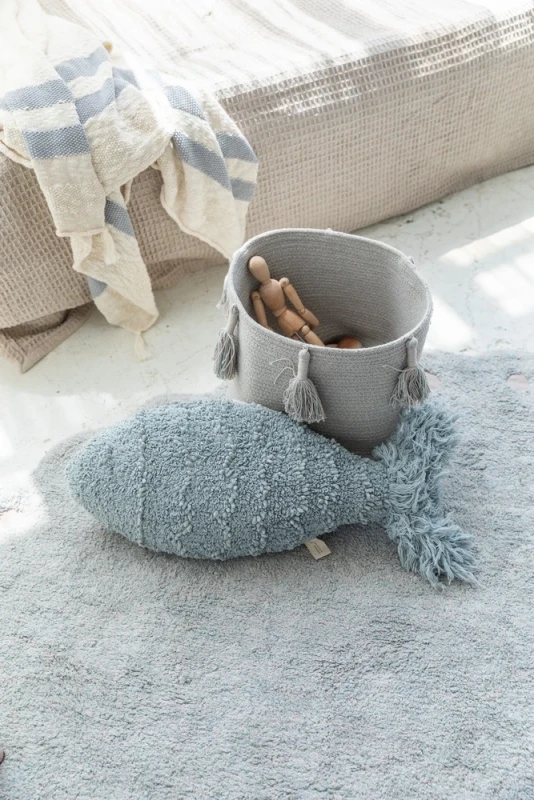 Корзина Lorena Canals Basket Woody Pearl Blue ?30x30 см