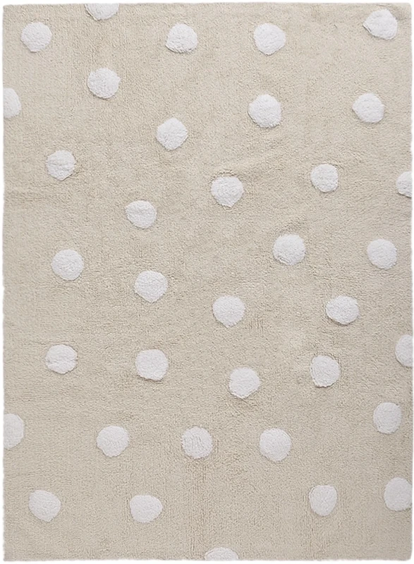 Ковер Lorena Canals Polka Dots Cream White (120x160 см)