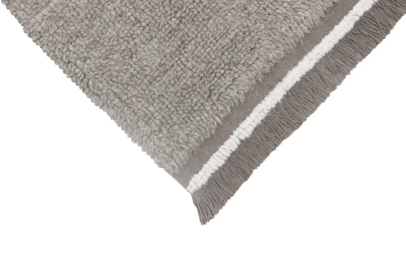 Шерстяной стираемый ковер Lorena Canals Steppe Sheep Grey L (170x240 см)