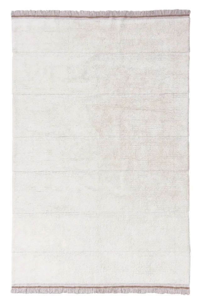Шерстяной стираемый ковер Lorena Canals Steppe Sheep White XL (200x300 см)