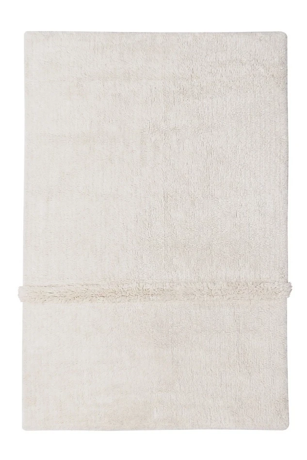 Шерстяной стираемый ковер Lorena Canals Tundra Sheep White (170x240 см)