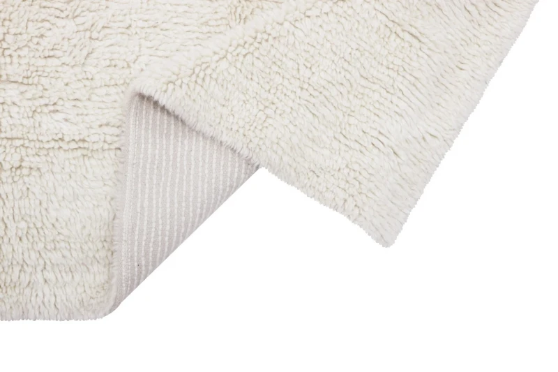 Шерстяной стираемый ковер Lorena Canals Tundra Sheep White (170x240 см)