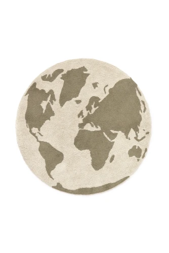 Ковер Lorena Canals RugCycled World Map (?120 cм)