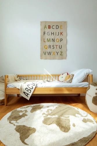 Ковер Lorena Canals RugCycled World Map (?120 cм)