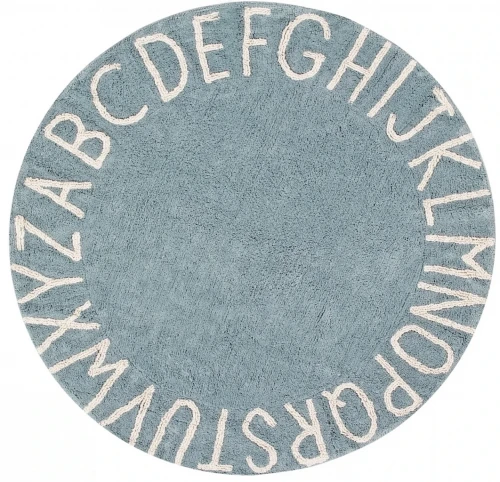 Ковер Lorena Canals Alphabet Round ABC Blue (?150 см)
