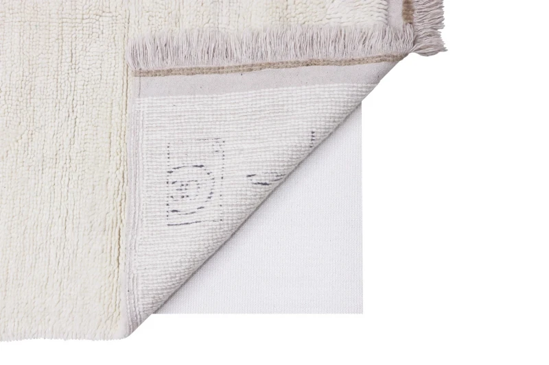 Шерстяной стираемый ковер Lorena Canals Sheep White L (170x240 см)