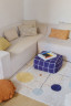 Пуф Lorena Canals Geo Block Navy Blue (45x45x23 см)