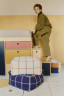 Пуф Lorena Canals Geo Block Navy Blue (45x45x23 см)