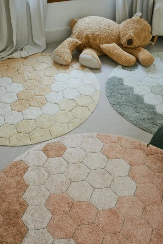 Ковер Lorena Canals Honeycomb Rose (?140 см)