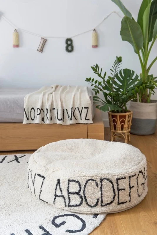 Пуф Lorena Canals ABC Natural Black (?70x20 см)