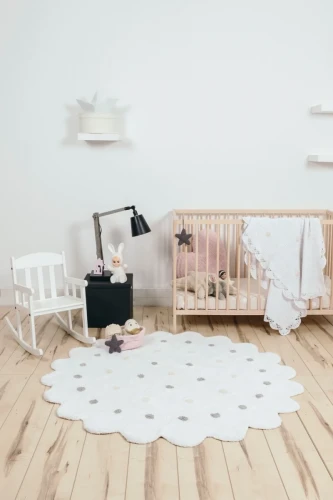 Ковер Lorena Canals Little Bisсuit White (?140 см)